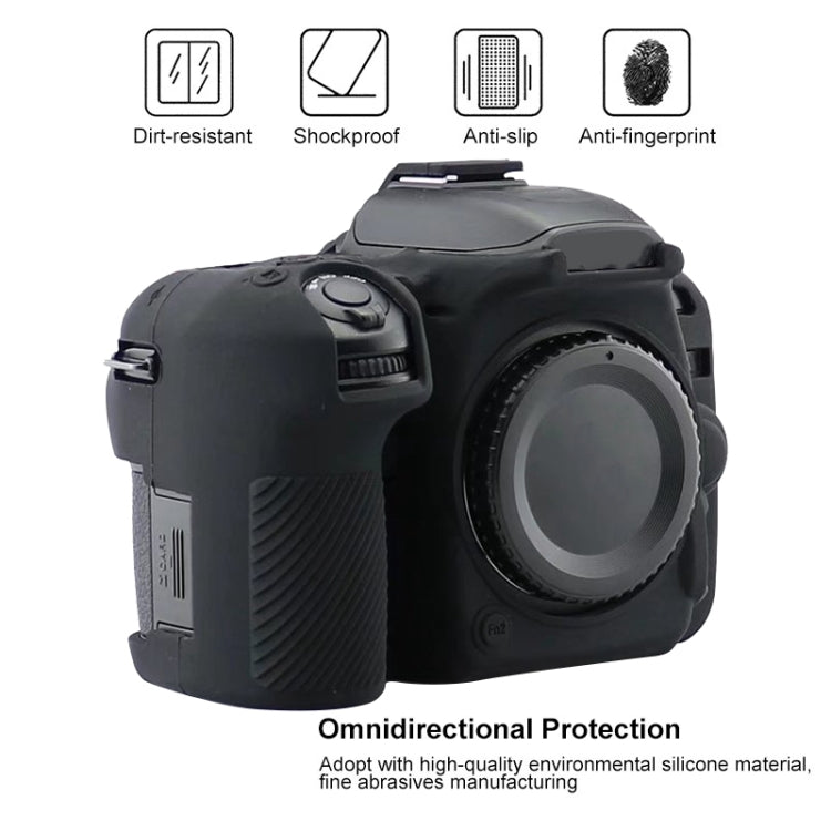 Soft Silicone Protective Case for Nikon D7500(Red)