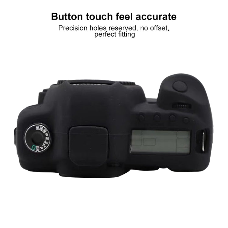 For Canon EOS 5D Mark II Soft Silicone Protective Case(Red)