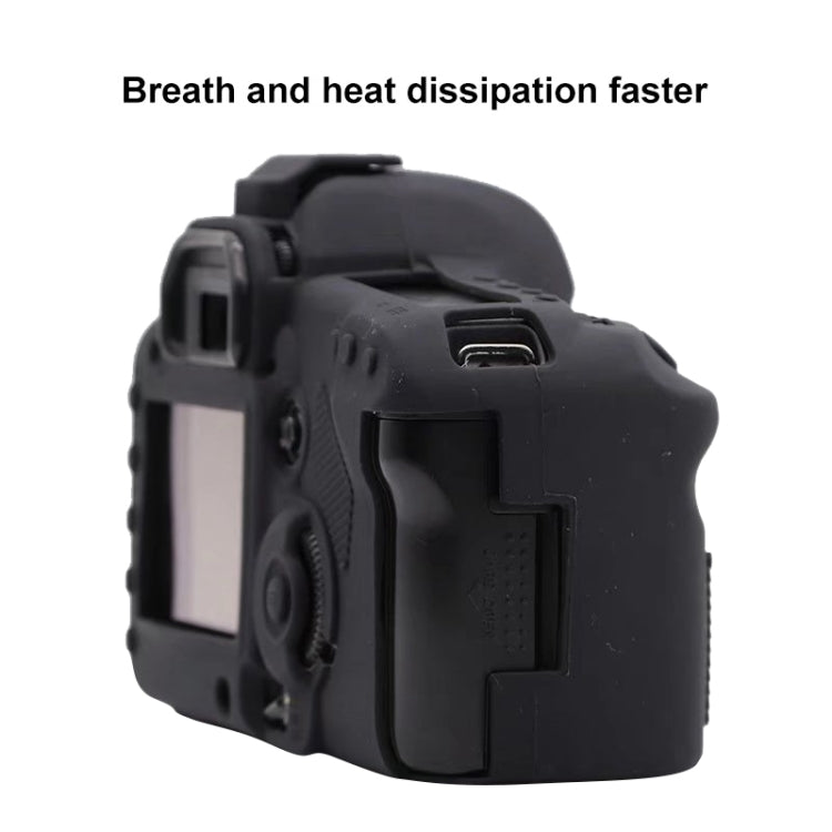 For Canon EOS 5D Mark II Soft Silicone Protective Case(Red)