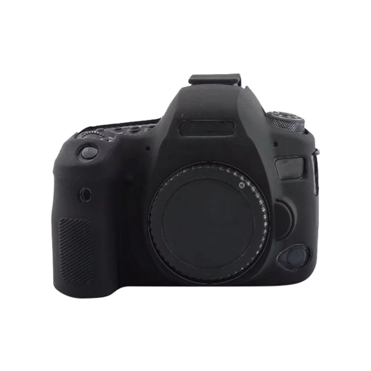 For Canon EOS 6D Mark II Soft Silicone Protective Case (Black)