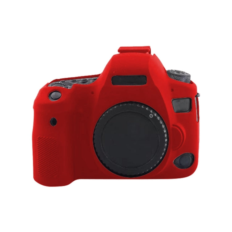 For Canon EOS 6D Mark II Soft Silicone Protective Case (Red)
