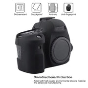 For Canon EOS 6D Mark II Soft Silicone Protective Case (Black)