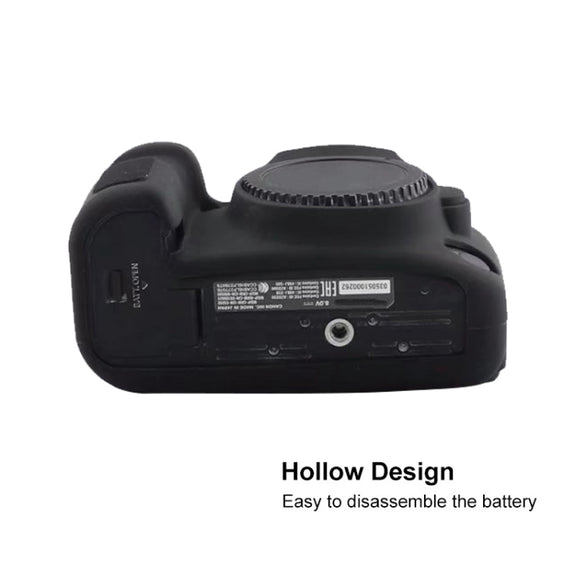 For Canon EOS 6D Mark II Soft Silicone Protective Case (Black)