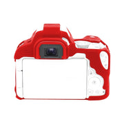 For Canon EOS 200D / EOS 200D Mark II Soft Silicone Protective Case(Red)