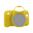 For Canon EOS 200D / EOS 200D Mark II Soft Silicone Protective Case(Yellow) - Protective Case by PMC TechLife | Online Shopping South Africa | PMC TechLife | Buy Now Pay Later Mobicred