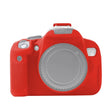For Canon EOS 600D Soft Silicone Protective Case(Red) - Protective Case by PMC TechLife | Online Shopping South Africa | PMC TechLife | Buy Now Pay Later Mobicred