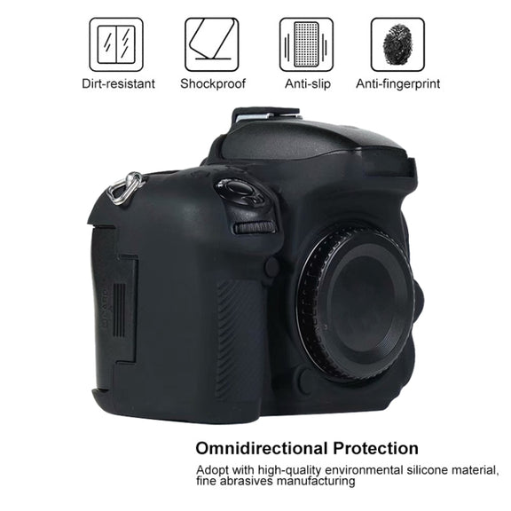 For Nikon D600 / D610 Soft Silicone Protective Case(Red)