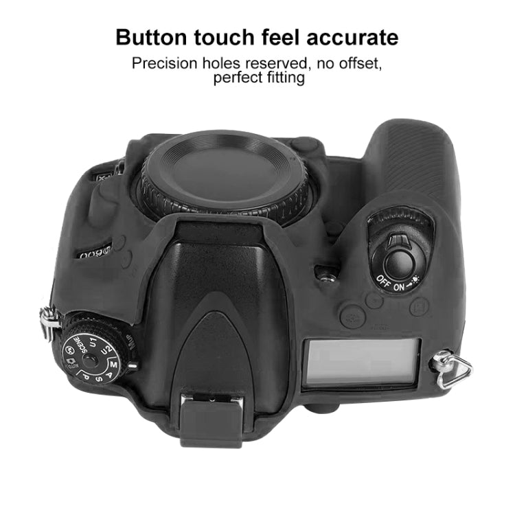 For Nikon D600 / D610 Soft Silicone Protective Case(Yellow)