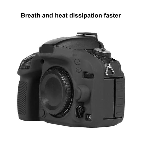 For Nikon D600 / D610 Soft Silicone Protective Case(Yellow)