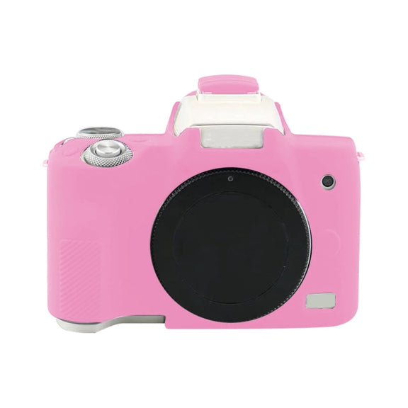 For Canon EOS M50 Mark II / M50 II Soft Silicone Protective Case(Rose Red)