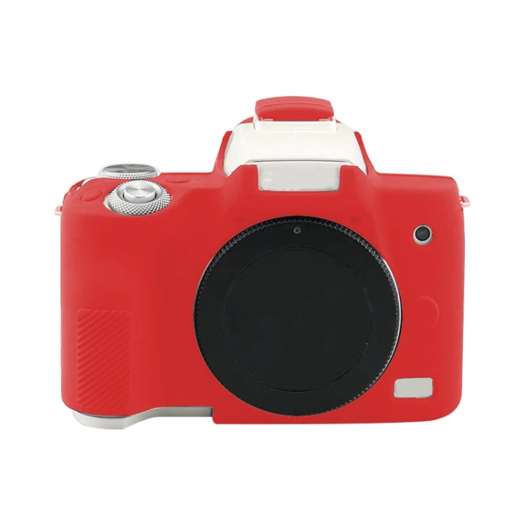 For Canon EOS M50 Mark II / M50 II Soft Silicone Protective Case(Red)