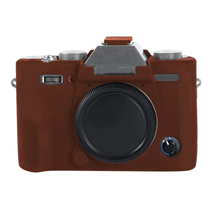 For FUJIFILM X-T30 Soft Silicone Protective Case(Coffee)
