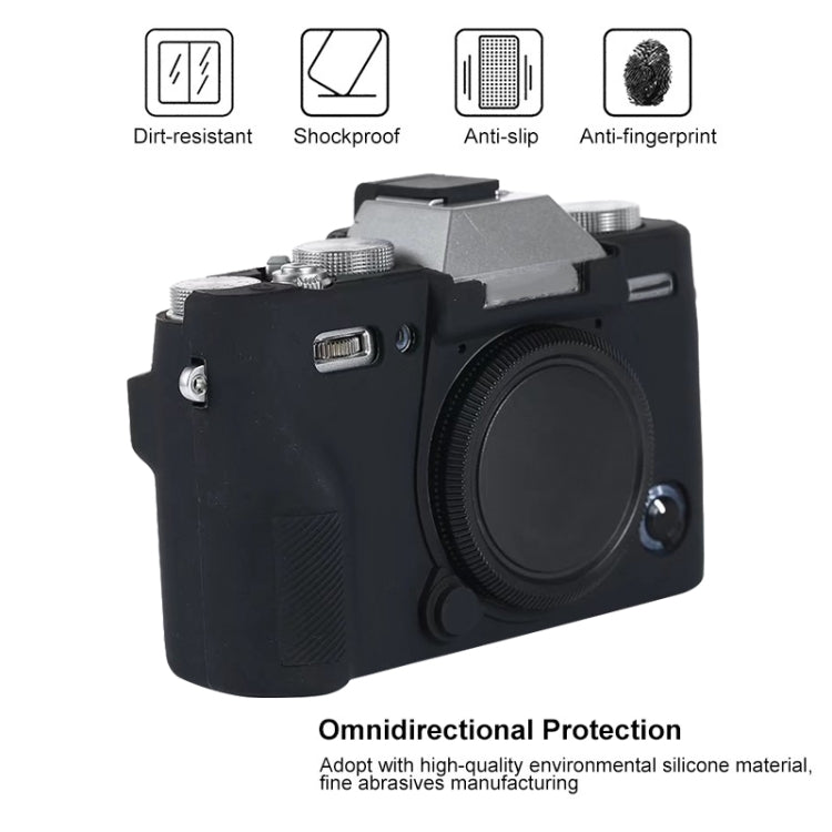 For FUJIFILM X-T30 Soft Silicone Protective Case(Coffee)