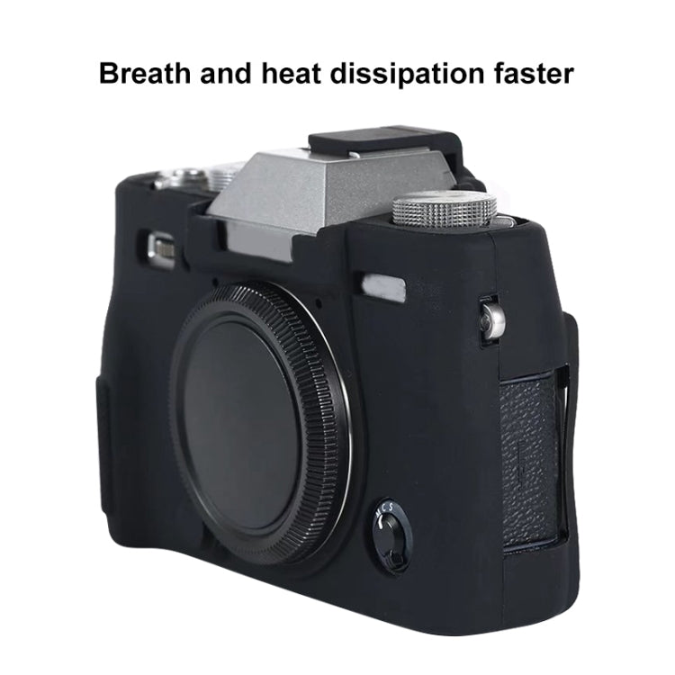For FUJIFILM X-T30 Soft Silicone Protective Case(Coffee)