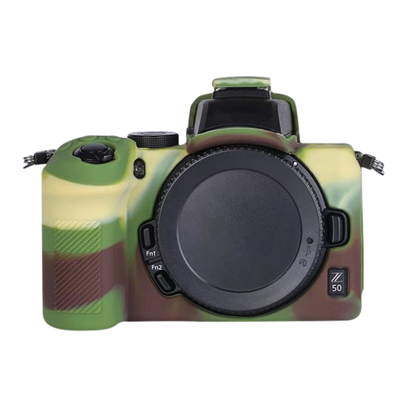 Soft Silicone Protective Case for Nikon Z50 (Camouflage)