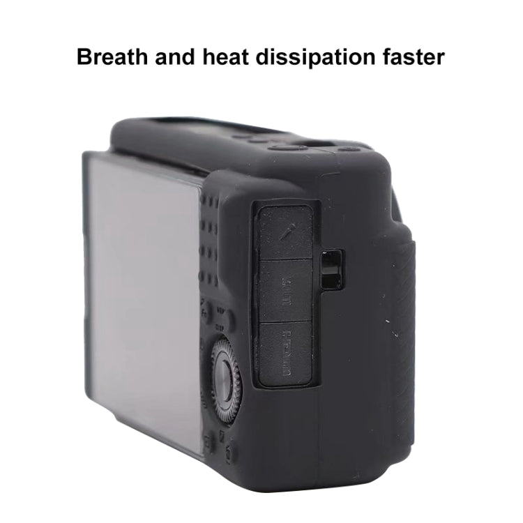 Soft Silicone Protective Case for Sony ZV-1 (Coffee)