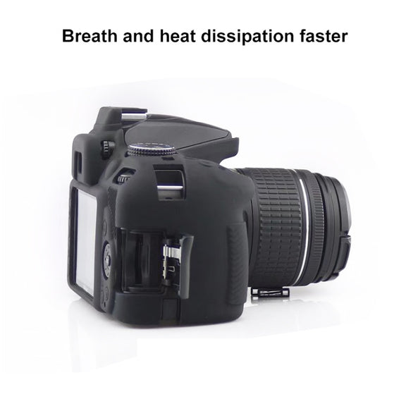 Soft Silicone Protective Case for Nikon D3400 / D3300 (Red)