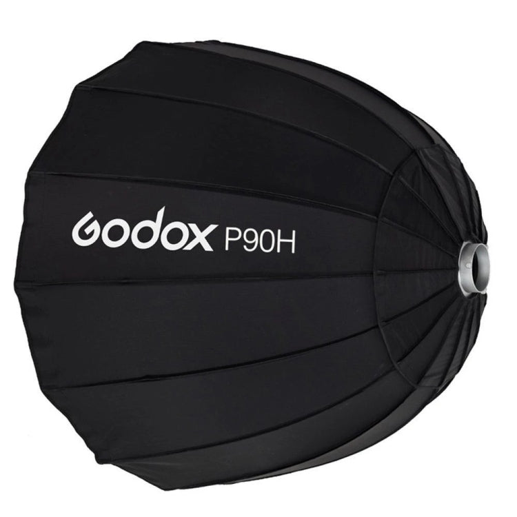 Godox P90H 90cm Deep Parabolic Softbox Reflector Diffuser Studio Light Box (Black)