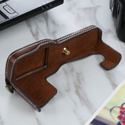 1/4 inch Thread PU Leather Camera Half Case Base for FUJIFILM X-T3/X-T2(Coffee)