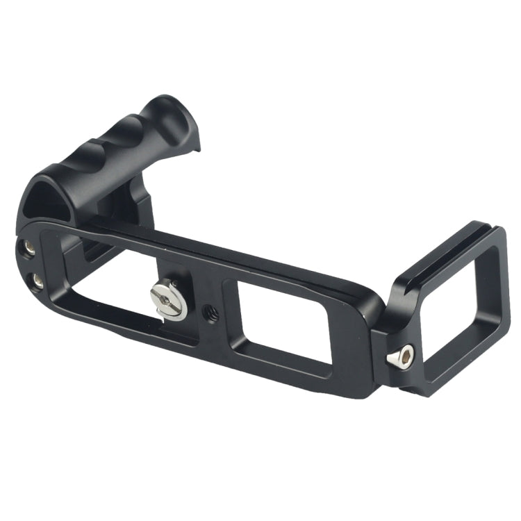 Vertical Shoot Quick Release L Plate Bracket Base Holder for FUJI X-E1 (Black)