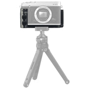 Vertical Shoot Quick Release L Plate Bracket Base Holder for FUJI X-E1 (Black)