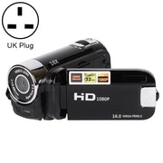 16X Digital Zoom HD 16 Million Pixel Home Travel DV Camera, UK Plug (Black)