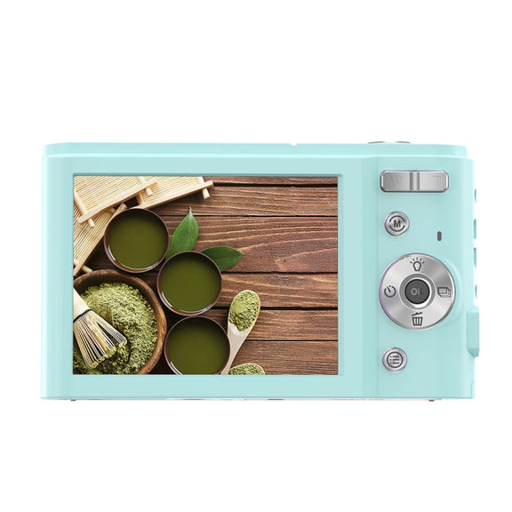 DC302 2.88 inch 44MP 16X Zoom 2.7K Full HD Digital Camera Children Card Camera, US Plug(Green)