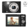 DC311 2.4 inch 36MP 16X Zoom 2.7K Full HD Digital Camera Children Card Camera, AU Plug (Black) - Children Cameras by PMC TechLife | Online Shopping South Africa | PMC TechLife | Buy Now Pay Later Mobicred