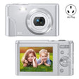 DC311 2.4 inch 36MP 16X Zoom 2.7K Full HD Digital Camera Children Card Camera, AU Plug (Silver) - Children Cameras by PMC TechLife | Online Shopping South Africa | PMC TechLife | Buy Now Pay Later Mobicred