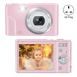 DC311 2.4 inch 36MP 16X Zoom 2.7K Full HD Digital Camera Children Card Camera, UK Plug (Pink) - Children Cameras by PMC TechLife | Online Shopping South Africa | PMC TechLife | Buy Now Pay Later Mobicred