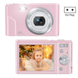 DC311 2.4 inch 36MP 16X Zoom 2.7K Full HD Digital Camera Children Card Camera, EU Plug(Pink) - Children Cameras by PMC TechLife | Online Shopping South Africa | PMC TechLife | Buy Now Pay Later Mobicred