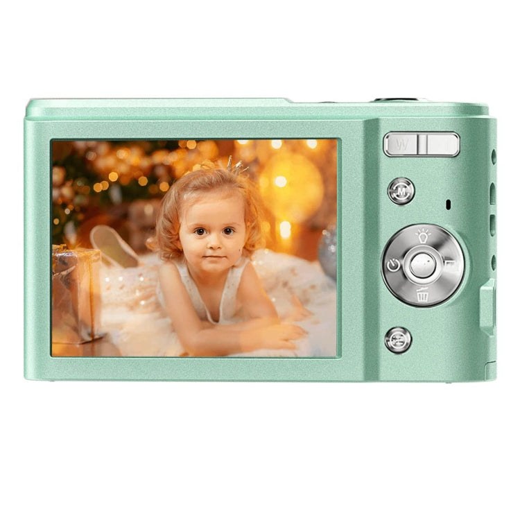 DC311 2.4 inch 36MP 16X Zoom 2.7K Full HD Digital Camera Children Card Camera, EU Plug(Green)