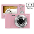 DC302 2.88 inch 44MP 16X Zoom 2.7K Full HD Digital Camera Children Card Camera, EU Plug (Pink) - free shipping - PMC TechLife - Order now!