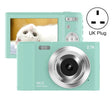 DC302 2.88 inch 44MP 16X Zoom 2.7K Full HD Digital Camera Children Card Camera, UK Plug (Green) - Children Cameras by PMC TechLife | Online Shopping South Africa | PMC TechLife | Buy Now Pay Later Mobicred