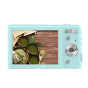 DC302 2.88 inch 44MP 16X Zoom 2.7K Full HD Digital Camera Children Card Camera, UK Plug (Green)