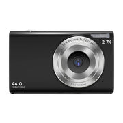 DC402 2.4 inch 44MP 16X Zoom 1080P Full HD Digital Camera Children Card Camera, US Plug (Black)