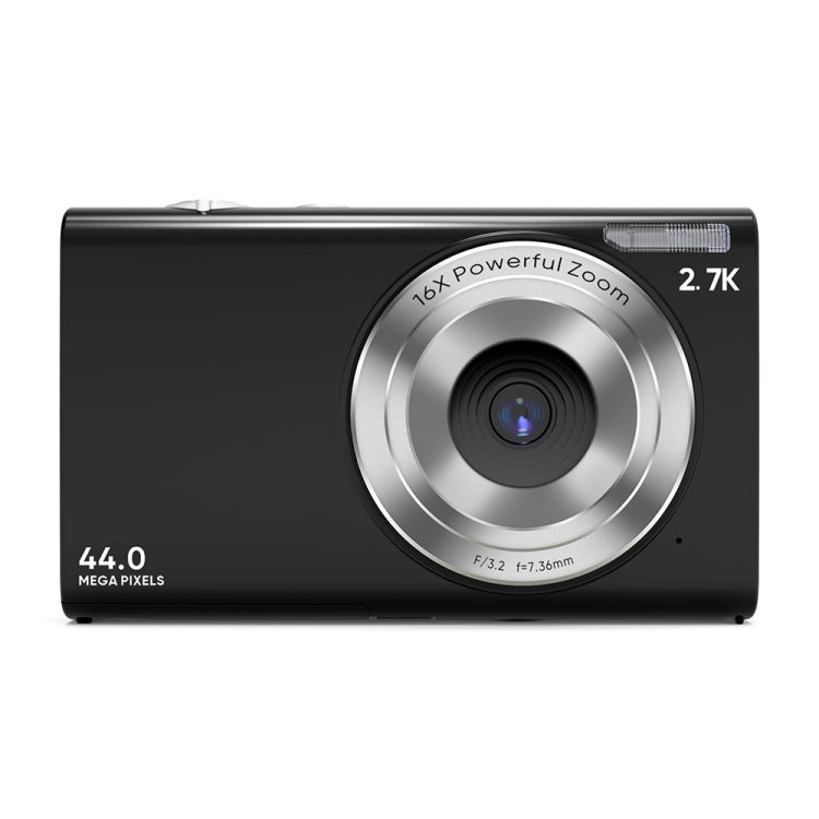 DC402 2.4 inch 44MP 16X Zoom 1080P Full HD Digital Camera Children Card Camera, US Plug (Black)