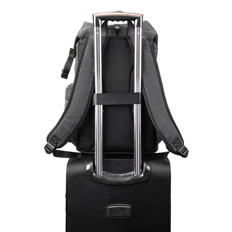 CADeN M8 Side Open Canvas Large Capacity Photography Backpack Shoulder Bag