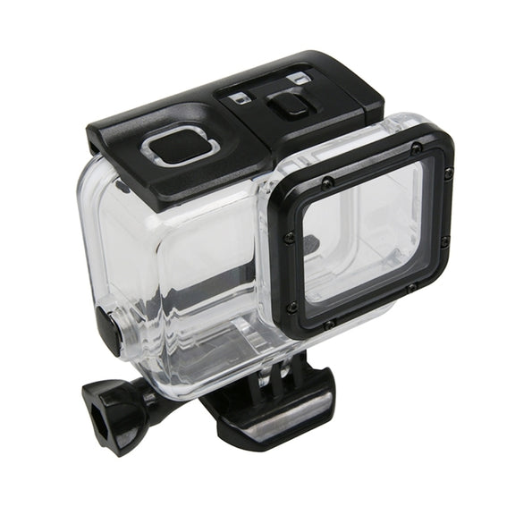 For GoPro  NEW HERO /HERO6  /5 Touch Screen 45m Water-resistant Housing Protective Case with Buckle Basic Mount & Screw, No Need to Remove Lens