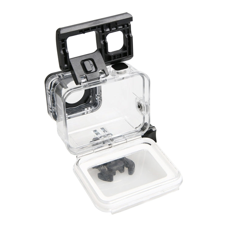 For GoPro  NEW HERO /HERO6  /5 Touch Screen 45m Water-resistant Housing Protective Case with Buckle Basic Mount & Screw, No Need to Remove Lens
