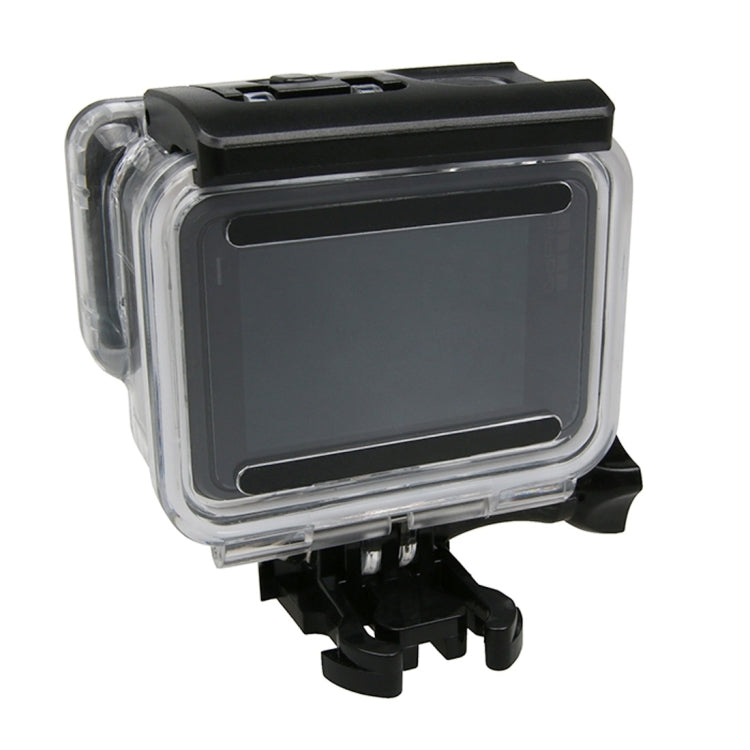 For GoPro  NEW HERO /HERO6  /5 Touch Screen 45m Water-resistant Housing Protective Case with Buckle Basic Mount & Screw, No Need to Remove Lens