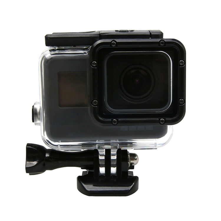 For GoPro  NEW HERO /HERO6  /5 Touch Screen 45m Water-resistant Housing Protective Case with Buckle Basic Mount & Screw, No Need to Remove Lens