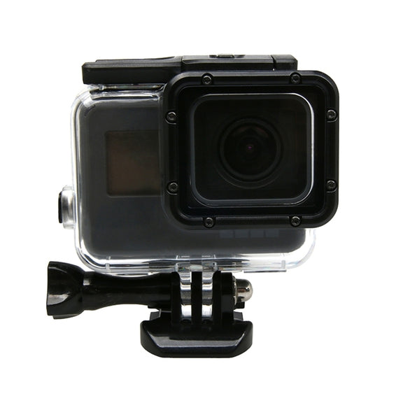 For GoPro  NEW HERO /HERO6  /5 Touch Screen 45m Water-resistant Housing Protective Case with Buckle Basic Mount & Screw, No Need to Remove Lens