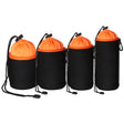 4 in 1 SLR Camera Lens Bag Micro Single Lens Bag Lens Inner Bile Bag Waterproof Protective Case Plus Velvet Thickening (Orange) - free shipping - PMC TechLife - Order now!