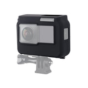 For Insta360 One R Panoramic Camera with Frame Shockproof Silicone Protective Case(Black)