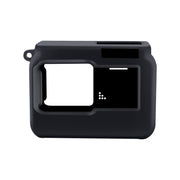 For Insta360 One R Panoramic Camera with Frame Shockproof Silicone Protective Case(Black)