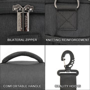 CADEN D1 Water-resistant Crossbody Shoulder SLR Camera Bag, Size: 19 x 13x 21cm (Black)