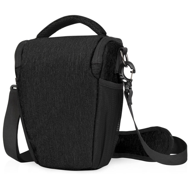 CADEN D1 Water-resistant Crossbody Shoulder SLR Camera Bag, Size: 19 x 13x 21cm (Black)