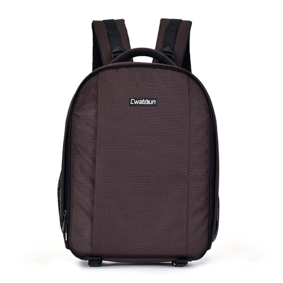 CADeN Multifunctional Shoulder SLR Camera Lens Bag Photography Backpack (Coffee)