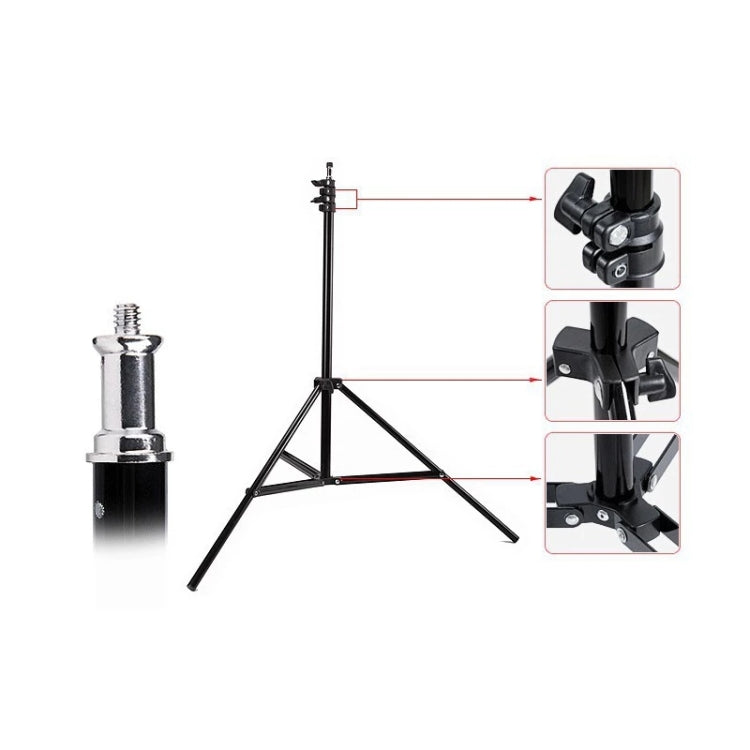 Godox SN303 2.8m Height Photography Aluminum Light Stand for Studio Flash Light (Black)